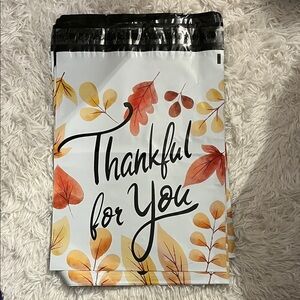 10pcs Thankful for You Poly Mailers